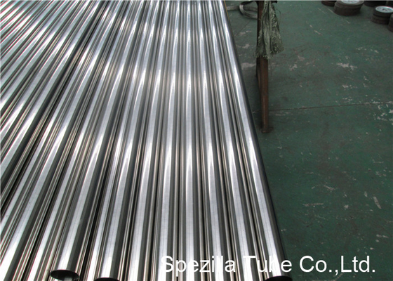 China Bright Annealed Stainless Steel Sanitary Pipe 6.1 Mtr Length ID Ra 0.8 Max supplier
