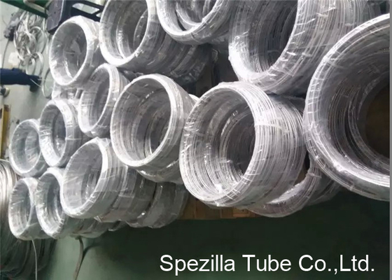 China ASTM B163 Bright Annealed Stainless Steel Tube Incoloy 825 SS Coil Tubing OD 1/2'' X 0.035'' supplier