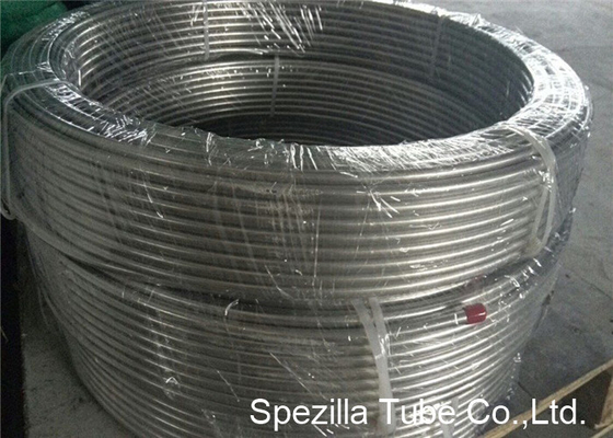 China Drawn 1.4301 Stainless Steel Coiled Tube Tig Welding Pipe 1.00 Thickness supplier