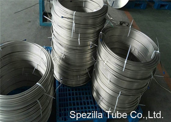 China Instrumentation Stainless Steel Coil Tubing , ASTM A213 TP304 Polished Stainless Steel Pipe supplier