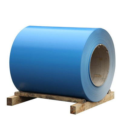 La bobina d'acciaio blu CGCC di ASTM PPGI ha preverniciato l'acciaio ricoperto colore   Saldatura
