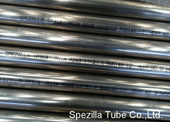 China 100% ET TEST Welding Stainless Steel Tube Grade 316 / 316L For Heat Exchanger supplier