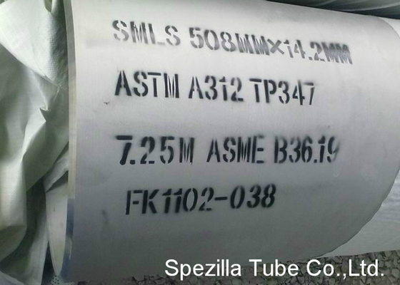 China TP347 / 347H Stainless Steel Seamless Pipe Large Diameter NPS24&quot; ASTM A312 supplier