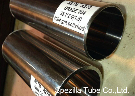 China A270 Stainless Steel Sanitary Pipe 38.1 X 2.0MM Polished Sanitary Stainless Tubing supplier