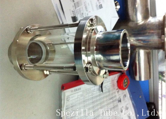 China ASTM A270 Sanitary Stainless Steel 304 Fittings Sight Glass For Chemical Industries supplier
