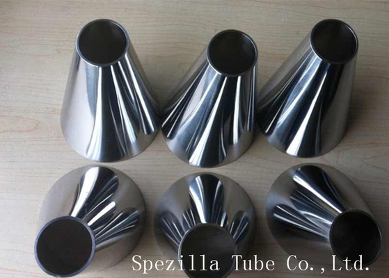 China 316L Stainless Steel Sanitary Valves And Fittings , Polished Ferrules Tee Elbows ASTM A270 supplier