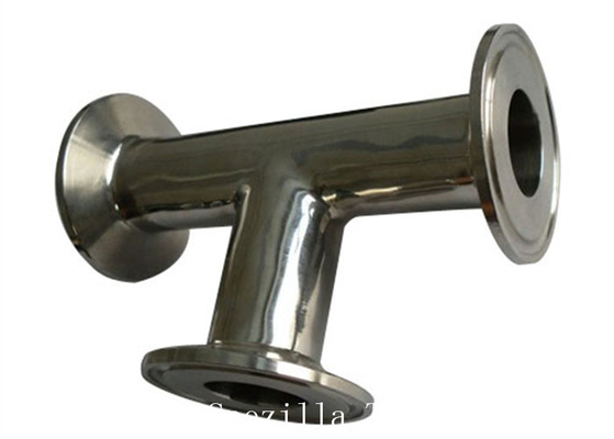 China High Purity polished Stainless Steel Fittings And Valves SS Equal TEE supplier