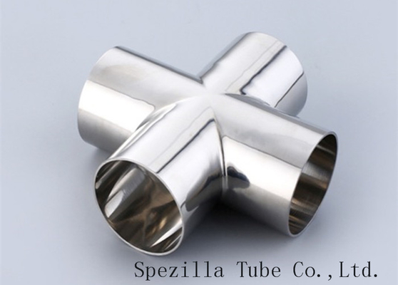 China AISI 316L Sanitary Valves And Fittings Stainless Steel 90 Degree Elbow SF1 Polished supplier