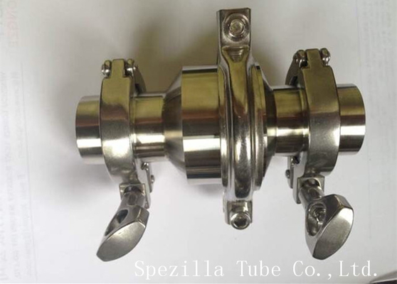 China ASTM A270 Stainless Steel Sanitary Valves With Tight Tolerances supplier