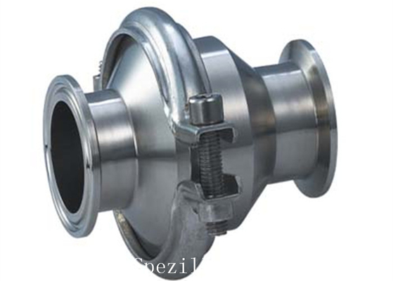 China 3A SS Sanitary Check Valve Hygienic Grade With 180 Grit Polish ID/OD Finish supplier