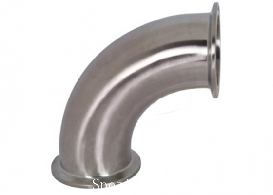 China 316L Stainless Steel Sanitary Fittings 1/2&quot; Clmap 90 Elbow ASME BPE 20 RA supplier