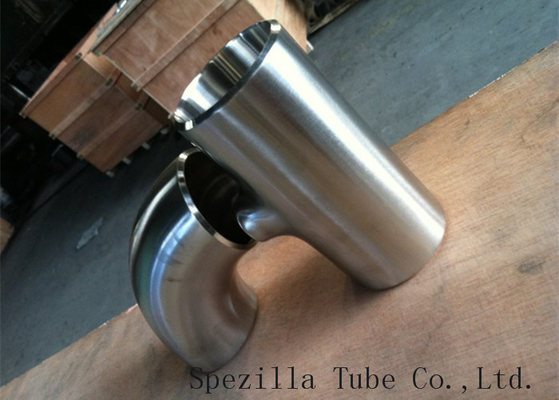 China 316L Stainless Steel Sanitary Fittings / Polished Stainless Steel Weld Elbows 1&quot;X1.65mm supplier