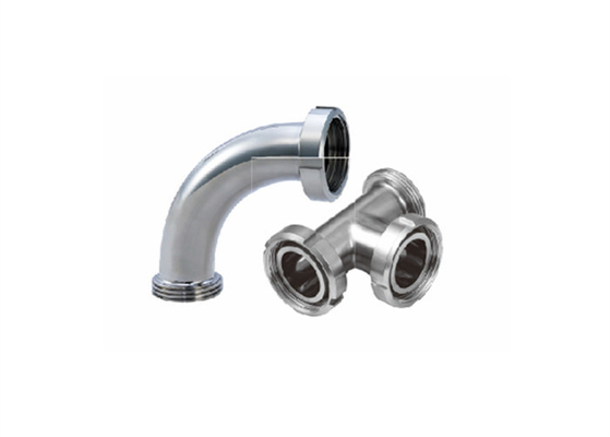 China Durable Stainless Steel Sanitary Fittings Pipe Connectors 3A Hygienic Standard supplier
