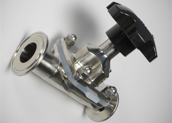 China Two Way Stainless Steel Sanitary Valves ISO 9001 Approved For Pharmaceutical Industries supplier