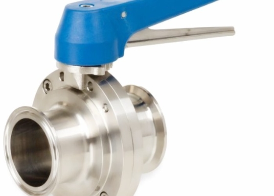 China High Performance 2 Inch Butterfly Valve Sanitary Grade With Forged Material Disk supplier