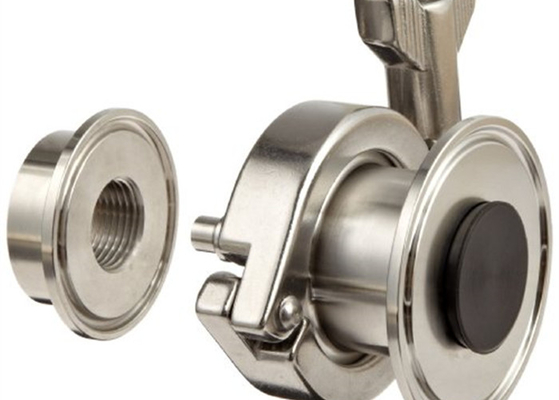 China High Sanitation Stainless Ball Check Valve , Hygienic Check Valves For Water supplier