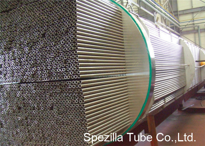Cold Drawn Seamless Copper Nickel Tube , SB111 C44300 Aadmiralty Brass Tube