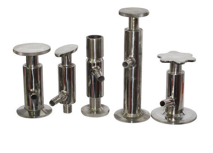 Manual Operated Aseptic Sample Valve , Sanitary Sampling Valve