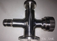 ASTM A270 Sanitary Valves And Fittings , 1/4&quot;-4&quot; Welded Elbows Clamps Valves supplier
