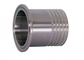 ASME SA270 Stainless Steel 304 Sanitary Clamp Pipe Fittings Elbows For Food line supplier