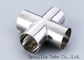 AISI 316L Sanitary Valves And Fittings Stainless Steel 90 Degree Elbow SF1 Polished supplier