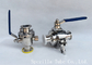 High Purity Stainless Steel Sanitary Valves Uniform Wall Thicknesses supplier