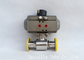 Durable Stainless Steel Sanitary Valves Pneumatic Actuator Size 1/4'' - 4&quot; supplier