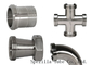 3/4&quot; Clamp Stainless Sanitary Fittings , Elbow Steel Pipe Fittings Welded supplier