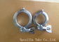 3/4&quot; Clamp Stainless Sanitary Fittings , Elbow Steel Pipe Fittings Welded supplier