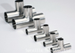 AISI 304 Stainless Steel Sanitary Fittings Long 45 Degree Elbow For Beverage supplier