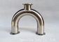 High Safety Stainless Steel Sanitary Fittings Polished Ferrules Tee Elbows Smooth Surface supplier