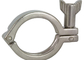 Polished ASME BPE Sanitary Fittings , Sanitary Tri Clamp Fittings With Highly Sealing supplier