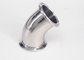 1.4404 Stainless Steel Sanitary Fittings 45 degree Tri Clamp Elbow supplier