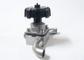 U Type Tee Welded Stainless Steel Sanitary Valves Manual / Pneumatic Actuator Operation supplier