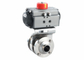 AISI 316L Stainless Steel Sanitary Valves With Double Acting Pneumatic Actuator supplier