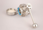 Tri Clamp End Stainless Steel Sanitary Valves 3/4&quot;-4&quot; For Shutting Off A Flow Of Liquid supplier