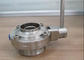 Tri Clamp End Stainless Steel Sanitary Valves 3/4&quot;-4&quot; For Shutting Off A Flow Of Liquid supplier