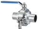 Two Way SS Ball Valve Sanitary Grade 1&quot; X0.065 Welded Ends , ISO9001 Approved supplier