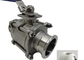 SPEZILLA Hygienic 2 Way Ball Valve Stainless Steel AISI 304 With 180 Degree Rotary Handle supplier