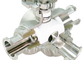 Non Retention Stainless Steel Sanitary Valves Small Operated Torque For Food supplier