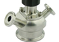 Aseptic Stainless Steel Sanitary Valves With Rotary Handle / Key Handle supplier