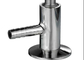 AISI 316L AISI 304 Stainless Steel Sanitary Valves With Double Silicone O - Rings supplier