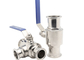 Manual Stainless Steel Sanitary Valves Tri Clamp High Purity Ball Valve supplier