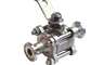 Manual Stainless Steel Sanitary Valves Tri Clamp High Purity Ball Valve supplier