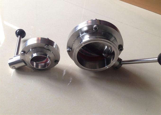 3A ASME BPE Sanitary Butterfly Ball Valve Simple And Compact Structure