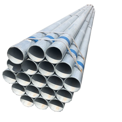 48mm 40mm 42mm 21mm Galvanized Steel Tube ERW Galvanized Round Tubing For Construction